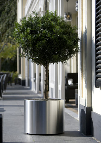 Stainless steel planter