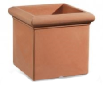 Large square terracotta style polyethylene